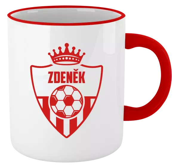 Hrnek Fotbalový znak s korunkou