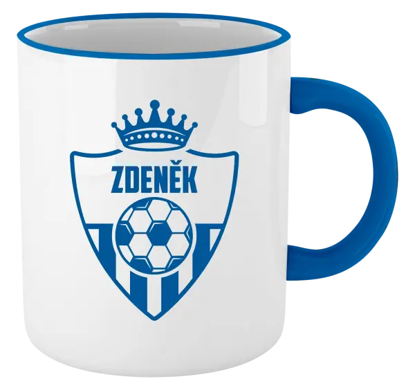Hrnek Fotbalový znak s korunkou