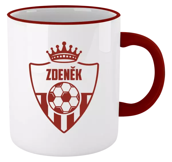 Hrnek Fotbalový znak s korunkou