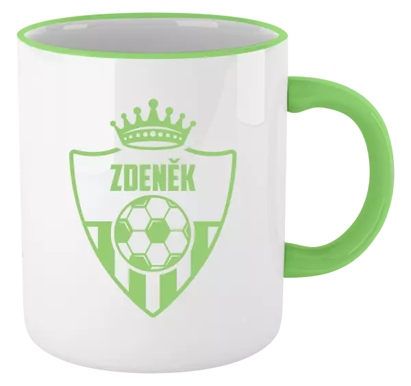 Hrnek Fotbalový znak s korunkou
