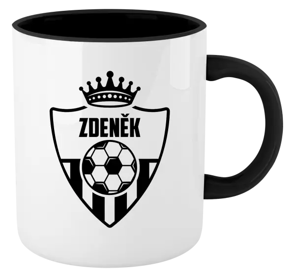 Hrnček  Futbalový znak s korunkou