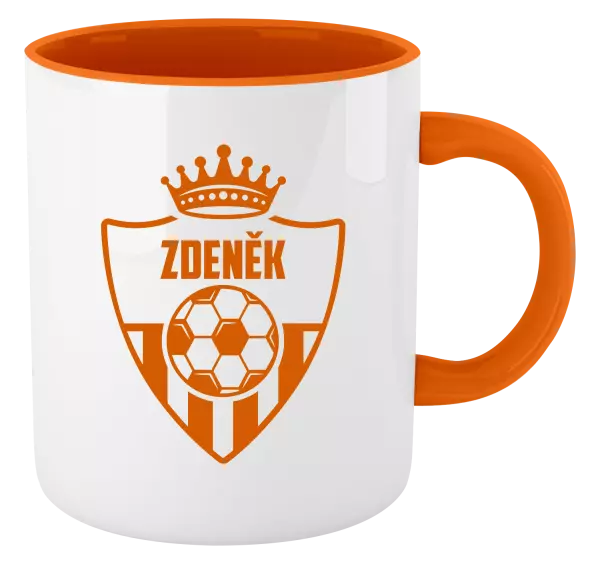 Hrnek Fotbalový znak s korunkou