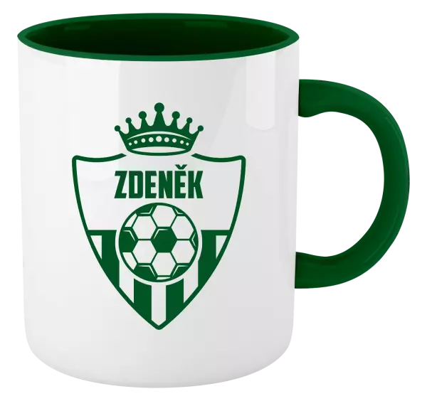 Hrnek Fotbalový znak s korunkou
