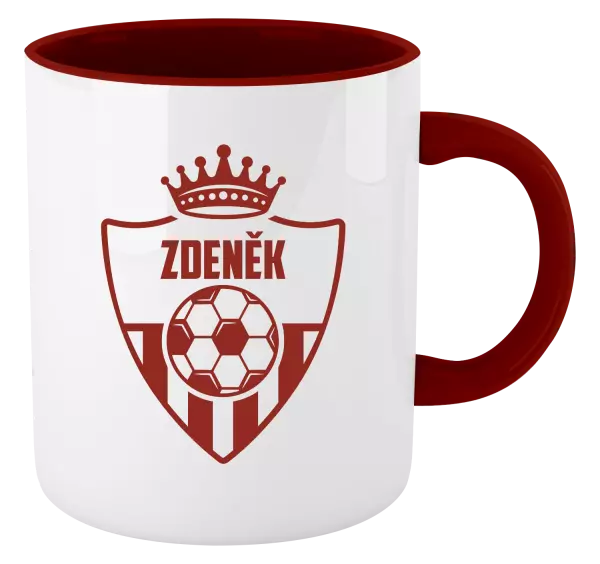 Hrnek Fotbalový znak s korunkou