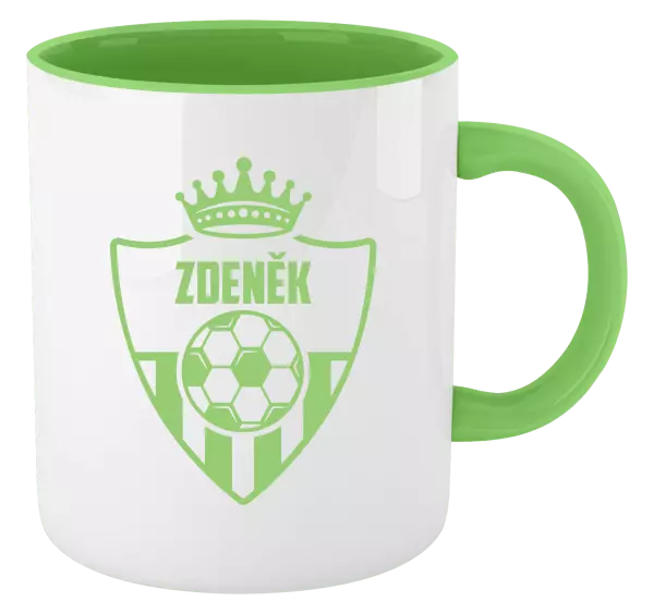 Hrnek Fotbalový znak s korunkou