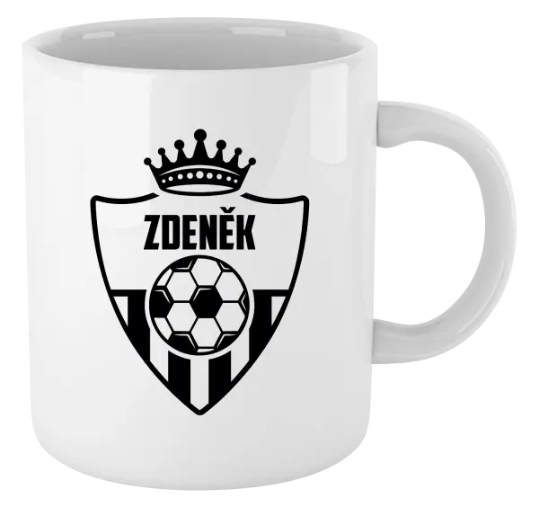 Hrnček Futbalový znak s korunkou