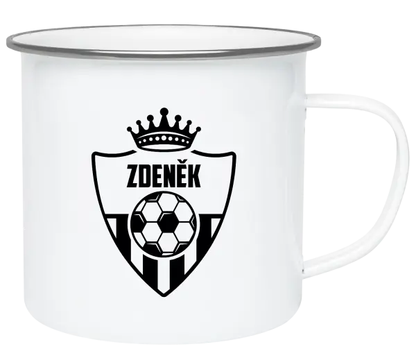 Plecháček Fotbalový znak s korunkou