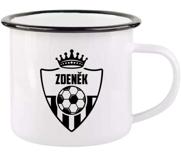 Plecháček Fotbalový znak s korunkou