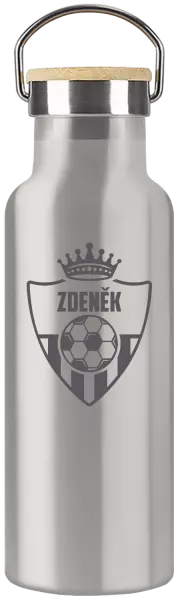 Termofľaška Futbalový znak s korunkou