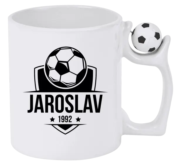 Hrnek Fotbalový znak s rokem narození
