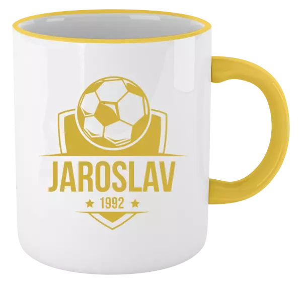 Hrnek Fotbalový znak s rokem narození