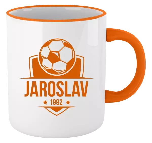 Hrnek Fotbalový znak s rokem narození