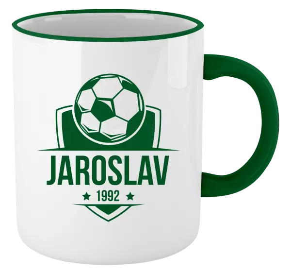 Hrnek Fotbalový znak s rokem narození