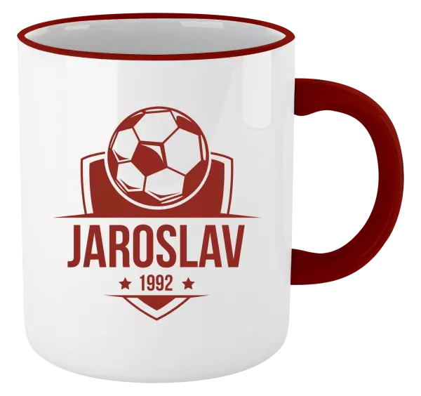 Hrnek Fotbalový znak s rokem narození