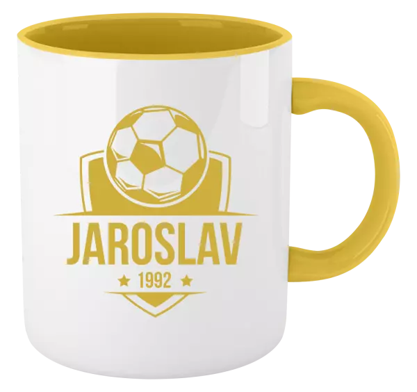 Hrnek Fotbalový znak s rokem narození