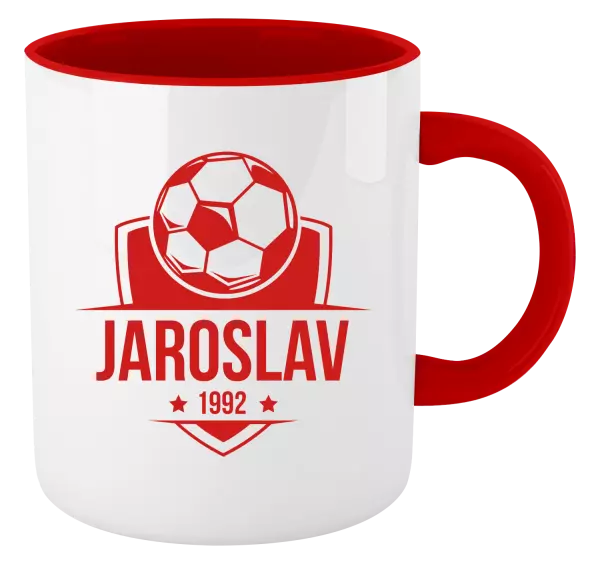 Hrnek Fotbalový znak s rokem narození