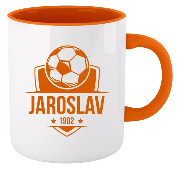 Hrnek Fotbalový znak s rokem narození