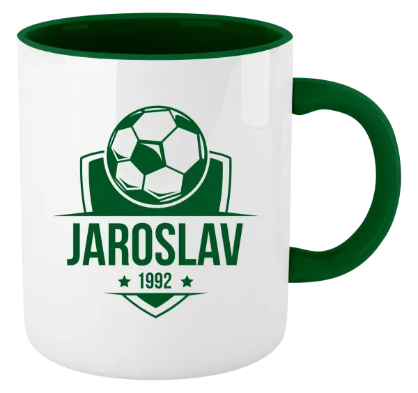 Hrnček  Futbalový znak s rokom narodenia