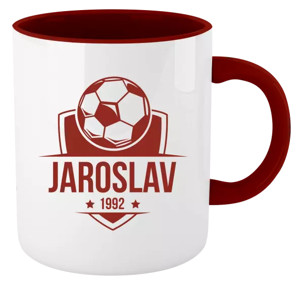 Hrnek Fotbalový znak s rokem narození