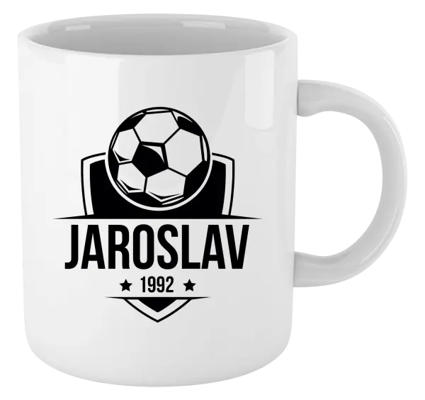 Hrnek Fotbalový znak s rokem narození