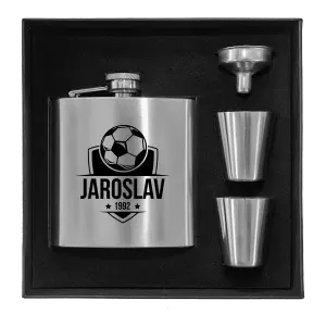 Placatka v krabičce Fotbalový znak s rokem narození