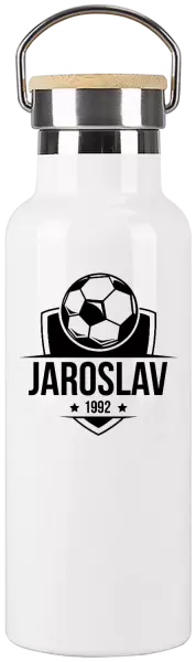 Termofľaška Futbalový znak s rokom narodenia