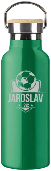 Termofľaška Futbalový znak s rokom narodenia
