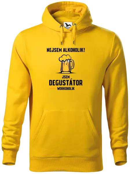 Pánská mikina Nejsem alkoholik! Jsem degustátor workoholik