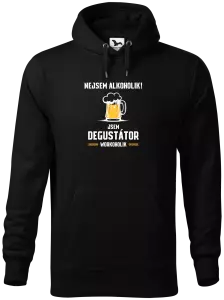 Pánská mikina Nejsem alkoholik! Jsem degustátor workoholik