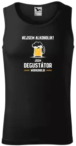 Pánské tílko Nejsem alkoholik! Jsem degustátor workoholik