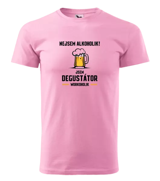Pánské tričko Nejsem alkoholik! Jsem degustátor workoholik