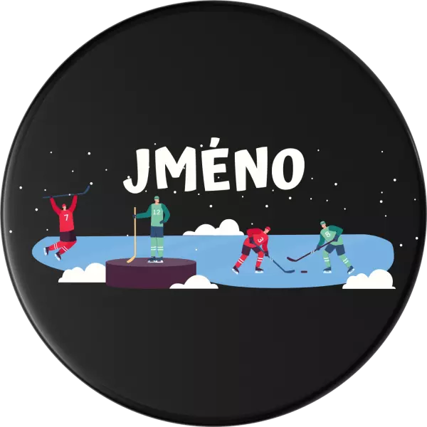Hokejový puk Hokej se jménem