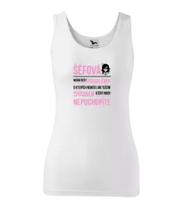 Dámské tílko Musím řešit problémy - šéfová