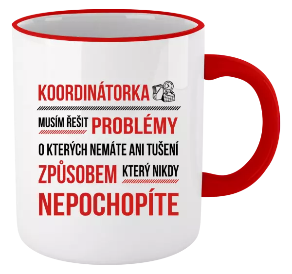 Hrnek Musím řešit problémy - koordinátorka