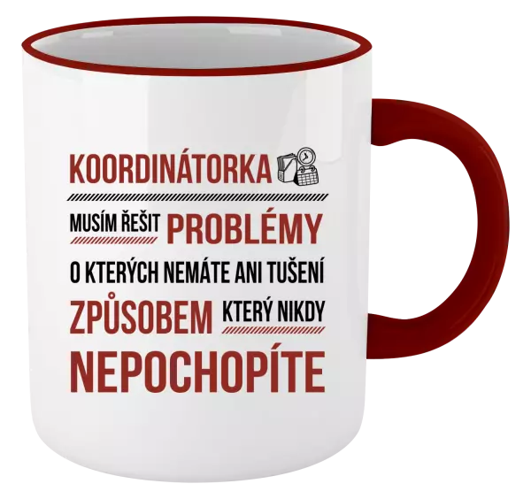 Hrnek Musím řešit problémy - koordinátorka