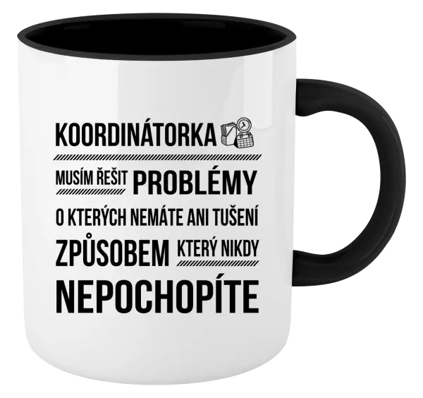 Hrnek Musím řešit problémy - koordinátorka