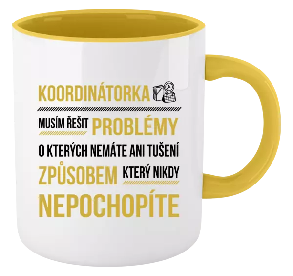 Hrnek Musím řešit problémy - koordinátorka