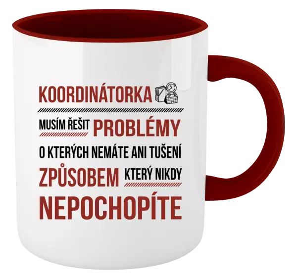 Hrnek Musím řešit problémy - koordinátorka