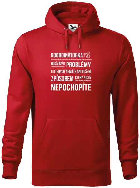 Pánská mikina Musím řešit problémy - koordinátorka