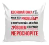 Polštář Musím řešit problémy - koordinátorka