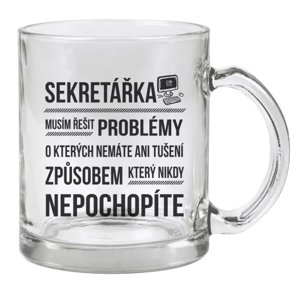 Hrnek Musím řešit problémy - sekretářka