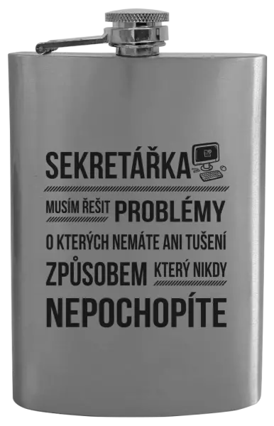 Placatka Musím řešit problémy - sekretářka