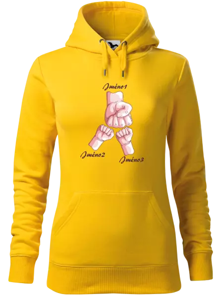 Dámská mikina Ručičky se jménem