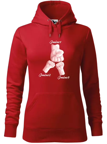 Dámská mikina Ručičky se jménem