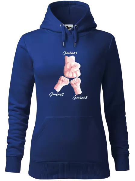 Dámská mikina Ručičky se jménem