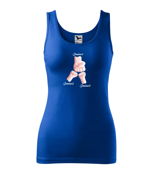 Dámské tílko Ručičky se jménem