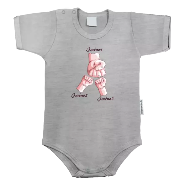 Dětské body Ručičky se jménem