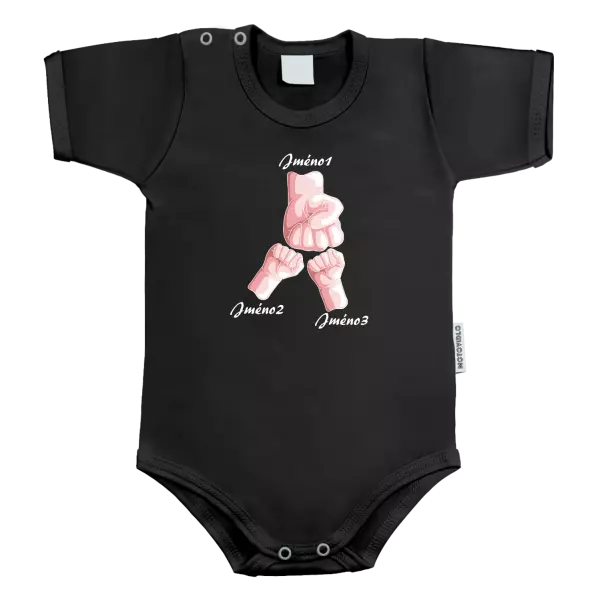 Dětské body Ručičky se jménem