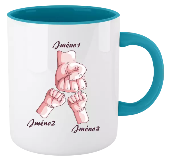 Hrnek Ručičky se jménem