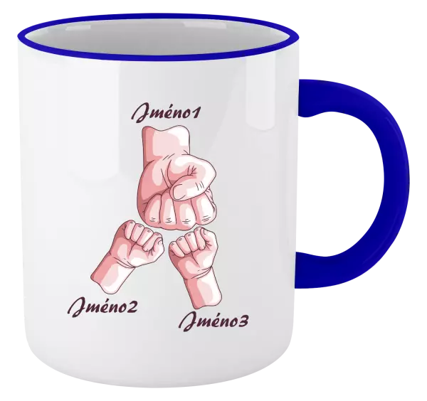 Hrnek Ručičky se jménem